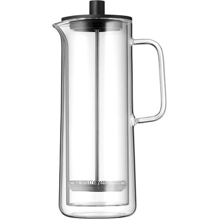 WMF Coffee Time Coffeepress double-walled 0.75l, French Press, coffee maker for 6 cups, glass, dishwasher-safe