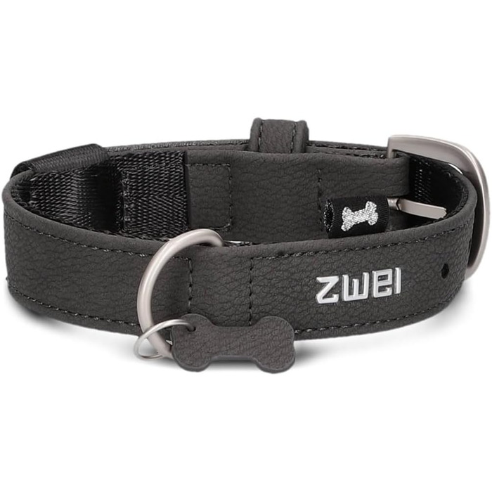 Нашийник для собак ZWEI Leo LE10 з екошкіри, регульований, 28-38 см, різні кольори