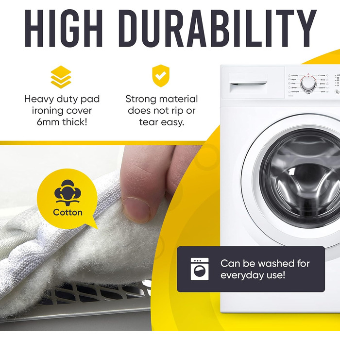 Чохол та подушка для прасувальної дошки, стандарт та велика, синій, преміум якість