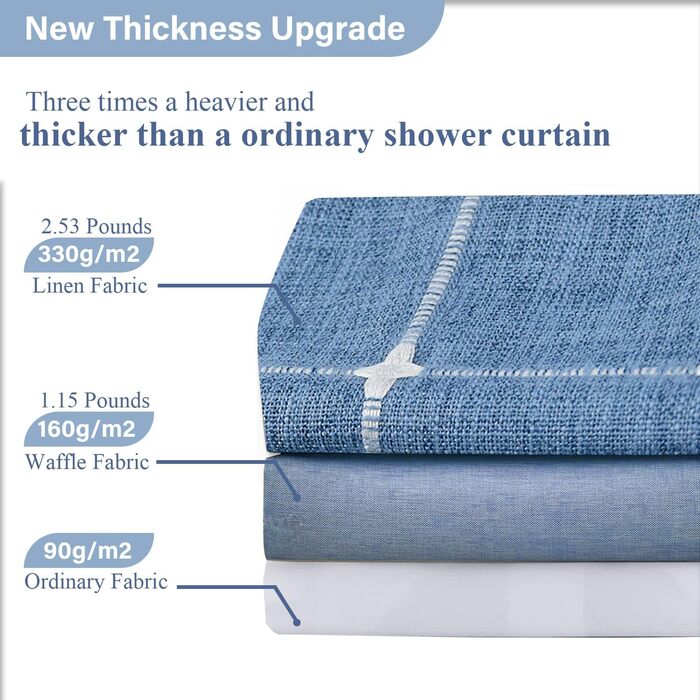 Штора для душу Sage Green - Льняна штора в стилі бохо для ванної кімнати, 72x78 дюймів (183x213 см), з китицями