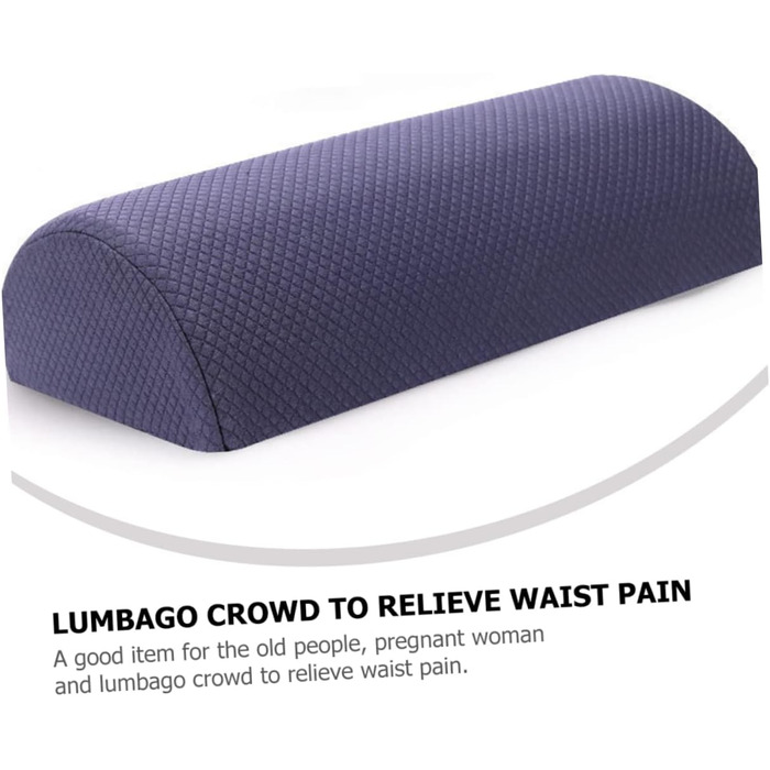 Beaupretty Half-Cylindrical Leg Pillow Office Rest Pillow Neck Support Leg Pillow for Sleeping Cushioned Pillow for Legs Knee Pillow Lumbar Support Pillow for Car Waist Pillow