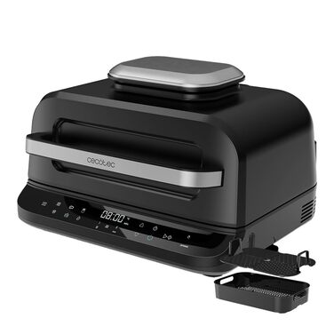 Фритюрниця Cecotec Cecofry FireDome 6000 6л без олії, аерогриль 2400 Вт, 6 режимів, 4 рівні грилю, сенсор температури