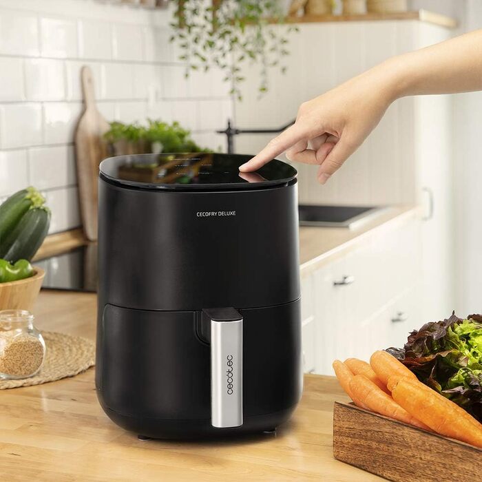 Фритюрниця Cecotec Cecofry Deluxe Rapid Moon, 2.5 л, чорний, 1400 Вт, 8 режимів, до 200°C, для миття в посудомийній машині