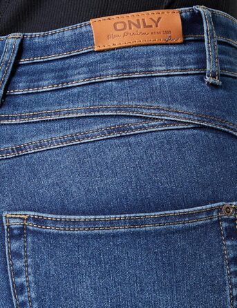 Шкіряні штани жіночі ONLANNE Skinny Fit, блакитні, розмір XXL/34L