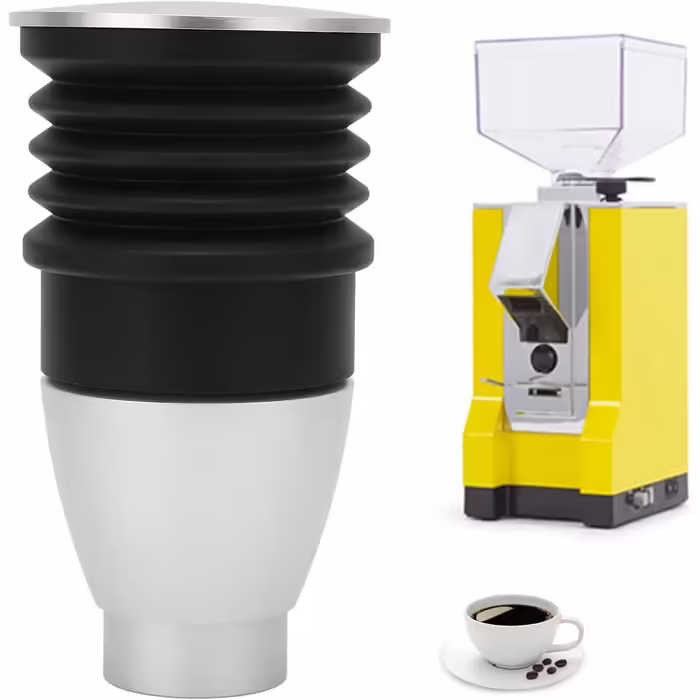 Single Dose Hopper Grinder, 60 G Grinder Blowing Bean Bin Aluminum Alloy Coffee Grinder Cleaning Tool for Eureka Mignon, Coffee Grinder Accessories Coffee Grinder Parts for Home Restaurants (#2)