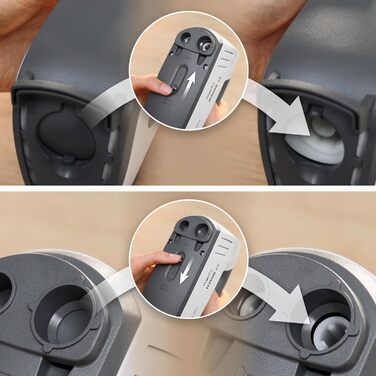 Ручний міксер Bosch ErgoMixx MFQ37470 з блендером, чашею та гаками для тіста, нержавіюча сталь, 750 Вт, 5 швидкостей + Turbo, білий/сірий