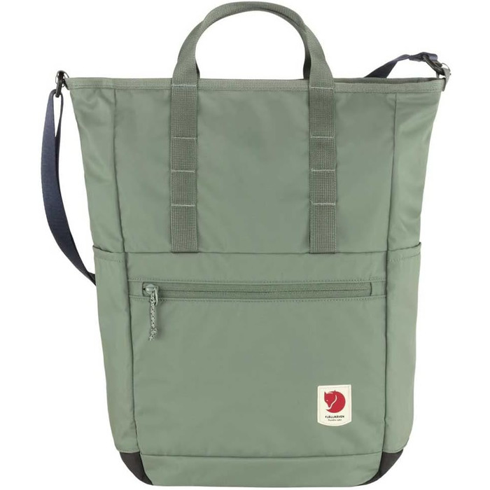 Рюкзак-сумка Fjällräven High Coast Totepack 23 л, унісекс, зелений патина, міський водостійкий