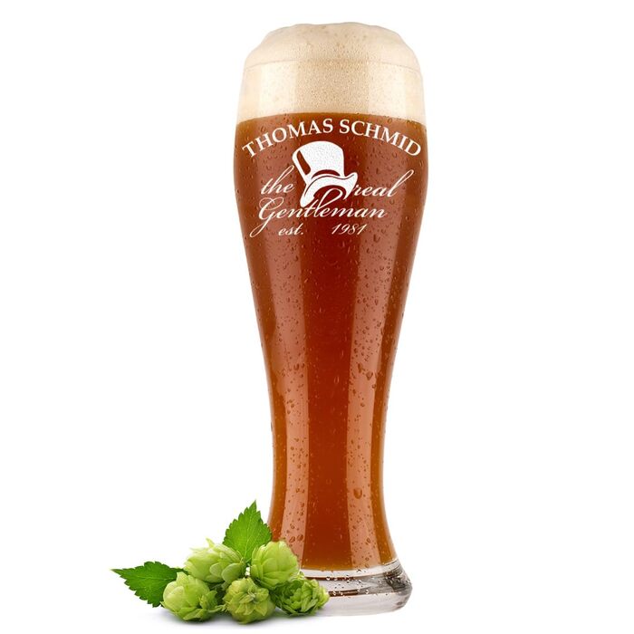 Пивний келих Weizenbierglas 0,5л з гравіюванням 