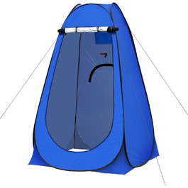 Намет для туалету та душу TUKAILAI для кемпінгу, Pop-Up, 120x120x190 см, блакитний