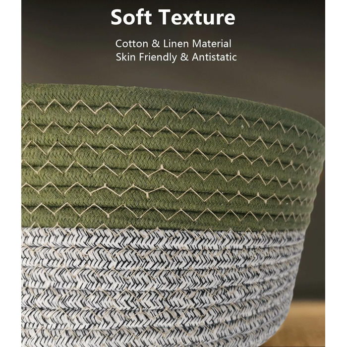 Квіткове ліжко для котів 7WUNDERBAR: зручний корзинка з бавовняних шнурів, діаметр 42 см, висота 15 см, підходить для котів та маленьких собак