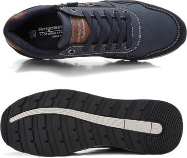 ARRIGO BELLO Кросівки для чоловіків: зручні, легкі, з блискавкою, для активного відпочинку та прогулянок. Розміри 41-46 (синій, 45 EU).