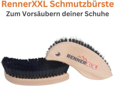 Meindl Leder MegaPack: Sportwax + Impregnator + Leather Brush, Leather Care Shoe Care for all Leather Shoes