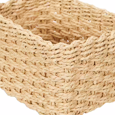 Relaxdays Woven Storage Basket 3-Piece Set