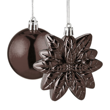 Relaxdays Set of 100 Christmas Baubles