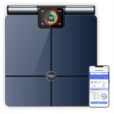 Розумні ваги для ванної кімнати Webber PRO+ Siena PS636C з WiFi