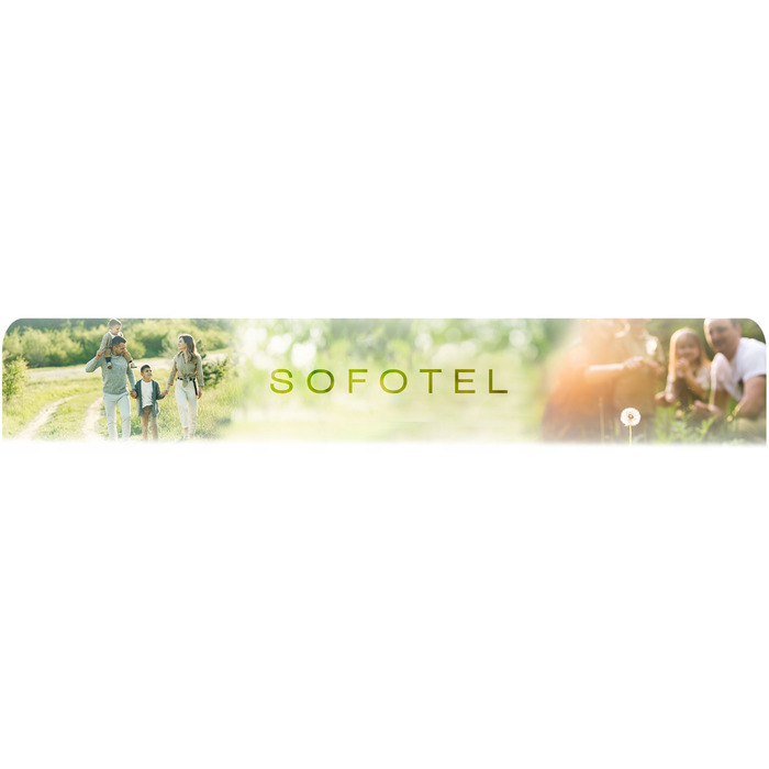 Садова лава зі спинкою Sofotel Clover, 125 x 77 x 49 см