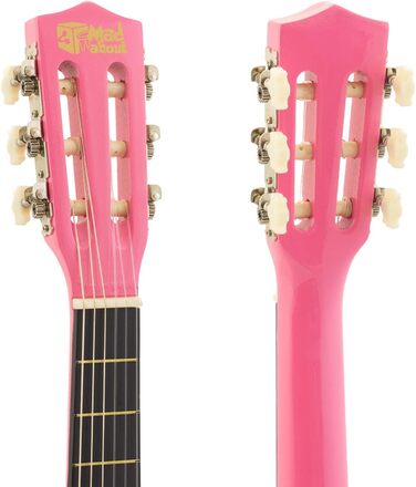 Гітара класична Mad About MA-CG07 рожева 3/4 з чохлом, ремінком, медіатором та запасними струнами
