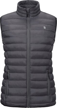 Жіночий теплий пуховий жилет itte Donkey Andy для туризму, подорожей та повсякденного носіння (сірий, L)