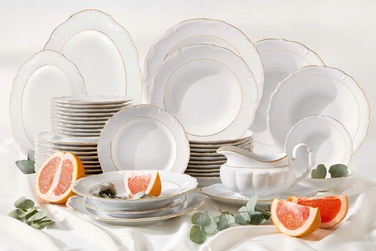 Обідній сервіс на 6 осіб, порцеляна Maria Teresa Konsimo, 12/44 елементи