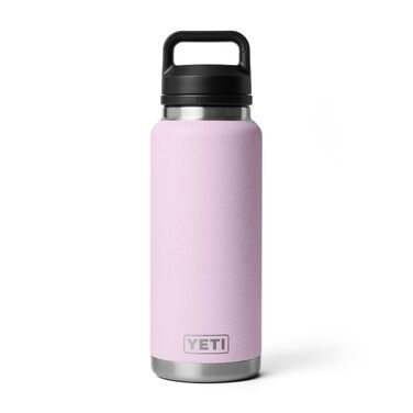 Термос-пляшка YETI Rambler 1 л, вакуумна ізоляція, нержавіюча сталь, герметична кришка з поїльником (Cherry Blossom - Структурована)
