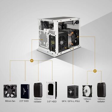 Корпус Silverstone SUGO 16 SST-SG16B, Mini-ITX, сталевий, чорний