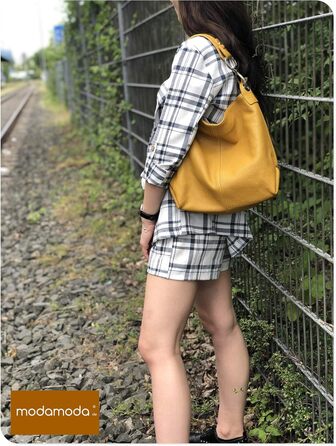 Сумка жіноча шкіряна на плече Modamoda T168 ручної роботи, Італія, блакитний колір