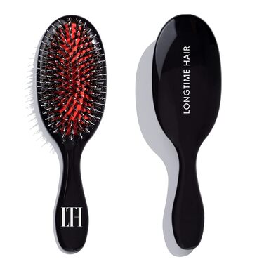 Щітка для накладних волосся | Професійна щітка для догляду за накладними волоссям, перуками та тупеями | Натуральна щетина кабана та нейлонові щетинки | Ідеально підходить для розплутування та догляду за волоссям