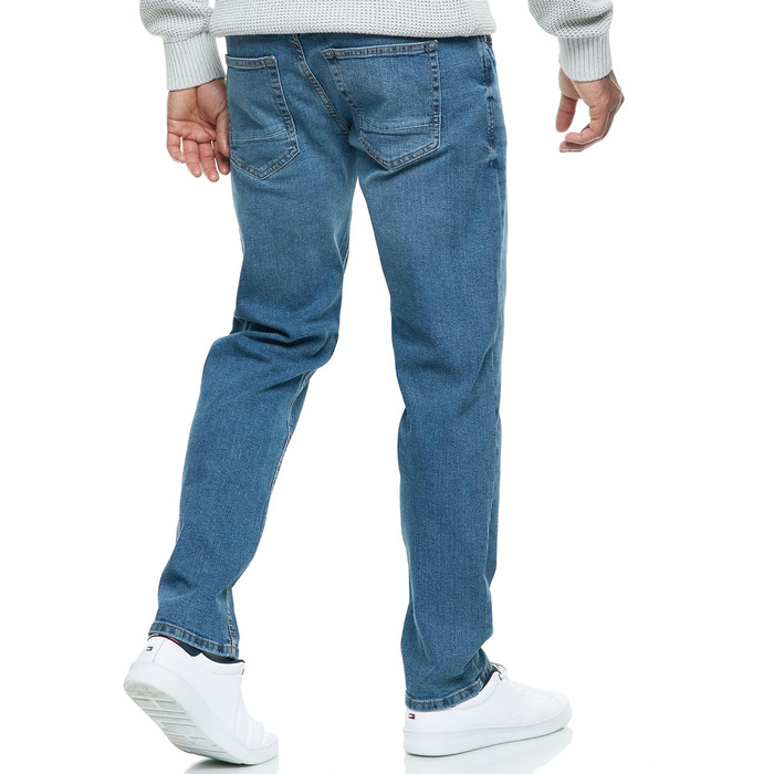 Чоловічі джинси Indicode INSantino з еластичного деніму (99% бавовна), 32W/32L, Medium Dark Cloud