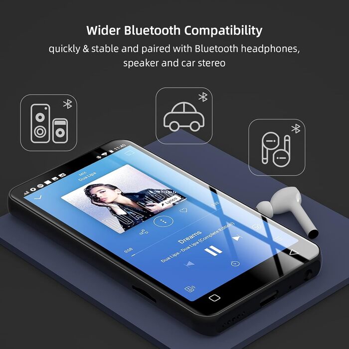 MP3-плеєр Innoasis 80GB з Bluetooth та Wi-Fi, 4