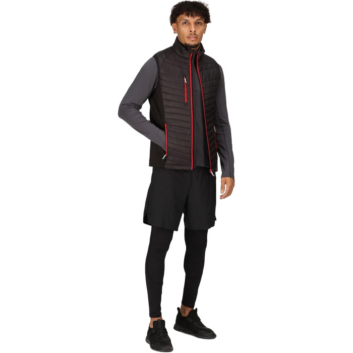 Regatta Bodywarmer Navigate Hybrid для чоловіків (3XL, Чорний) - ізольована жилетка