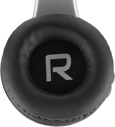 Бездротові навушники PowerLocus Over-Ear з Bluetooth та мікрофоном, складні, з м'якими амбушюрами, Hi-Fi стерео звук, бас, для дітей/дорослих/ТВ/ПК/офісу (срібні)