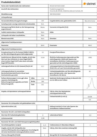 Світлодіодний прожектор Steinel XLED Home 2 S Graphite з датчиком руху, 13.7W, 180°, 10м, 1550 lm