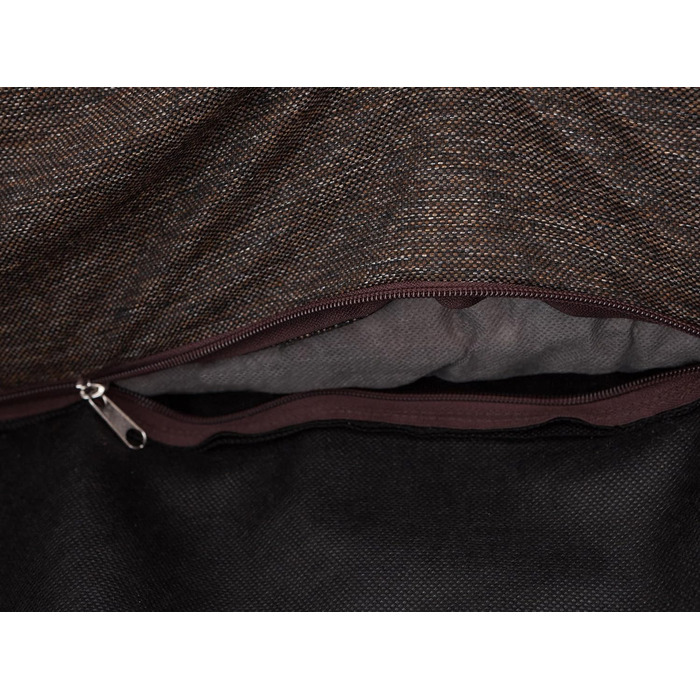 Ліжко для собак та котів, зручне та знімний чохол, коричневе, розмір XXL (117x79 см)