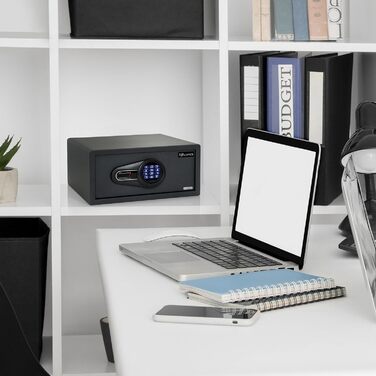 Сейф офісний Tresor COMPACT III, сталевий, чорний, 20x31x20 см, електронний замок, об'єм 25.5 л