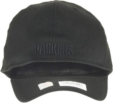 Кепка бейсбольна New Era NFL 39thirty Packers (Чорна, L-XL) - Офіційна ліцензійна кепка з логотипом команди American Football