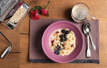 Млин для зерна 'Marga Mulino' з алюмінію, сріблястого кольору