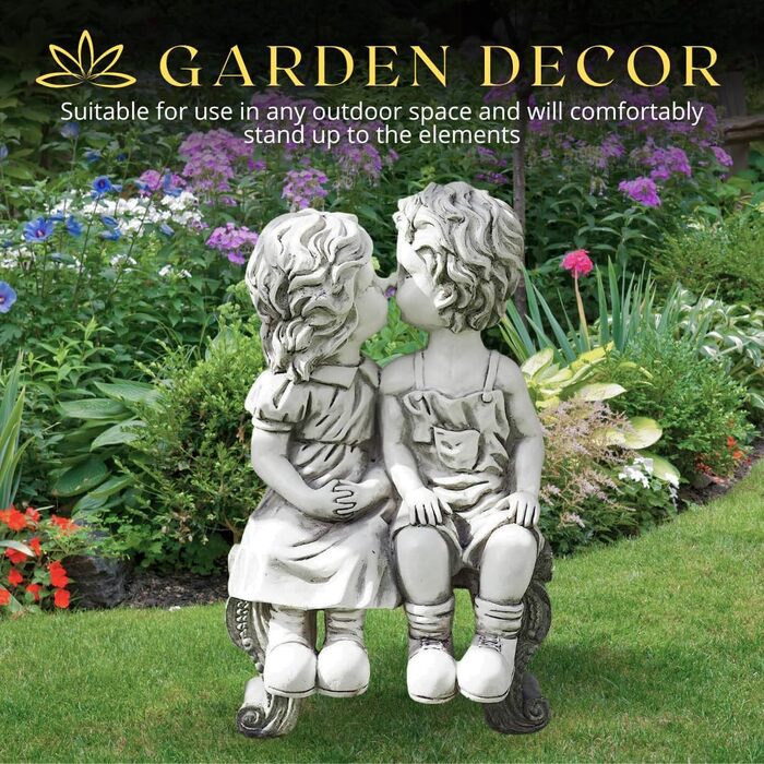 Garden Mile®, Garden Sculptures, Stone Effect, Artificial Resin, Garden Decoration, Stone Statues, Courtyard, Decoration, Gnomes