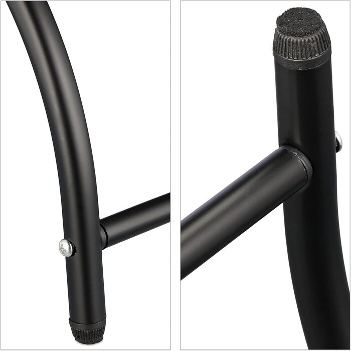 Крісло-гамак для кота Relaxdays, стояче, підняте, 25 x 44 x 42 см, темно-сірий/чорний