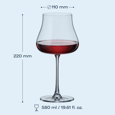 Коктейльні келихи Crystal Bohemia - набір 6 шт, 300 мл, миючі в посудомийній машині, стійкі до подряпин та довговічні. Набір келихів з кришталевого скла Crystal Bohemia - ідеально підходять для коктейлів, лонгдрінків та стильних заходів.