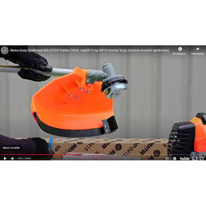 Тример-коса електричний MAJSTER PL MP0415 PRO для стрижки трави