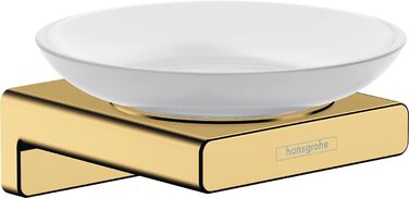 Hansgrohe Soap Dish AddStoris, Soap Holder, Polished Gold Optic