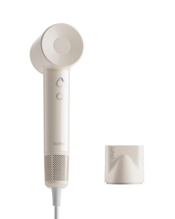 Laifen SE Lite Hair Dryer - Negative Ion Hair Dryer with 100,000 RPM Brushless Motor - Fast Drying, Quiet, Travel-Friendly (Milktea Color)