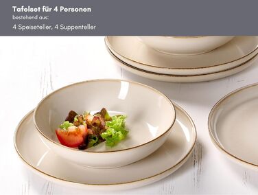 Набір посуду Olivia, 8 предметів