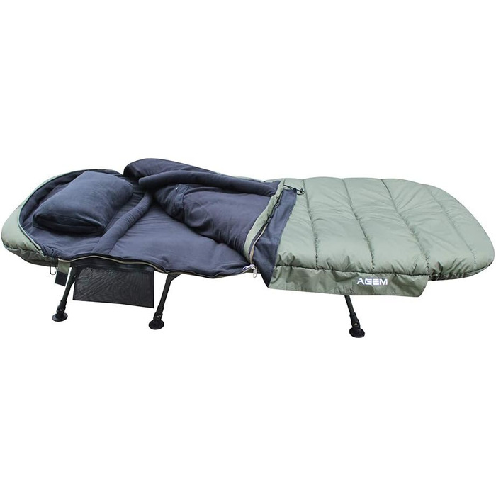 Сплячий мішок AGEM Winter для дорослих, 3-4 сезони, 225x100 см, 4-5 кг, для кемпінгу та риболовлі