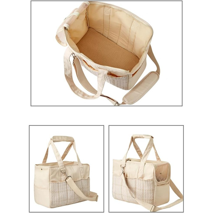 Транспортна сумка для собак і котів до 5 кг – чорна, з верхньою відкриваємою частиною, дихаюча, складна, з плечовим ременем, сертифікована для перевезення в літаку