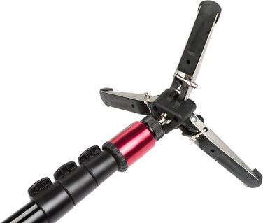 Штатив Bresser MP-274VH Traveler з моноподом та спиною, чорний