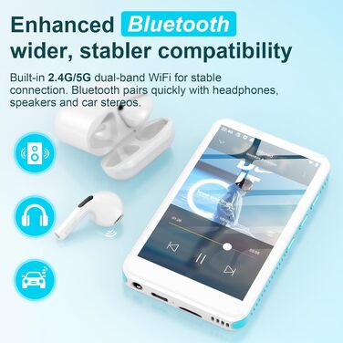 MP3 плеєр SWOFY з Bluetooth та WiFi, 4.0