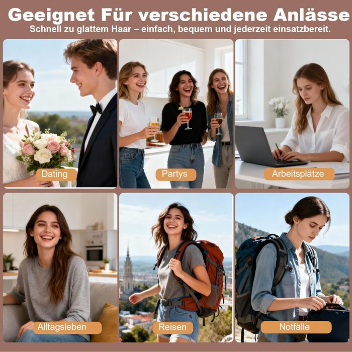 Іонізаційна щітка-випрямляч для волосся iToncs 2-в-1 з захистом від опіків та функцією пам'яті, LCD-дисплей, 5 температурних режимів (120°C-230°C), чорна