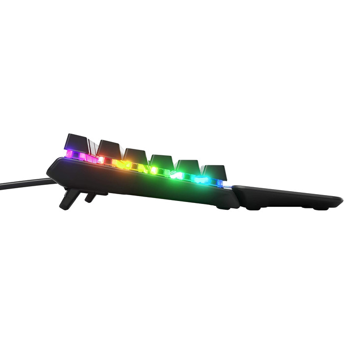 SteelSeries Apex 7 - Механічна ігрова клавіатура з OLED дисплеєм - Червоні перемикачі - Розкладка DE (QWERTZ)