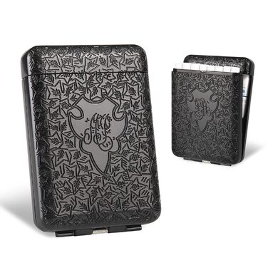 Металеве тютюноприладдя Peaky Blinders для 14 сигарет, чорне. Елегантний дизайн, преміум-якість.